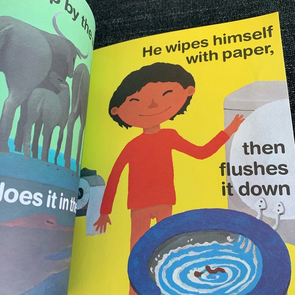 Everyone Poops Book by Taro Gomi - Picture 4 of 10